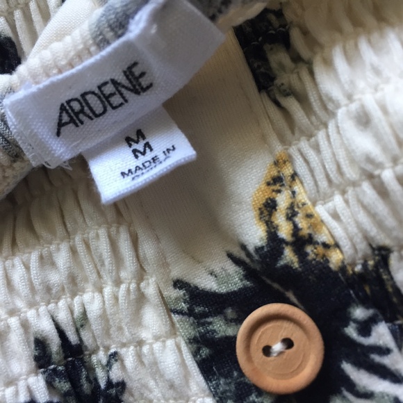 Ardene Super Soft Strapless Pineapple Tropical Dress Size Medium - Picture 3 of 4